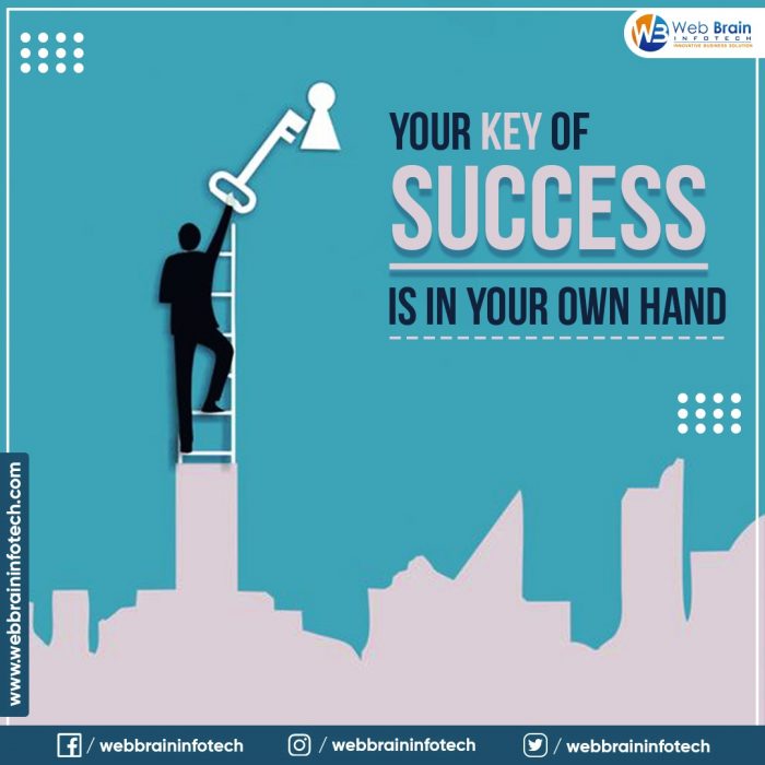 The Key To Success Is In Your Hand