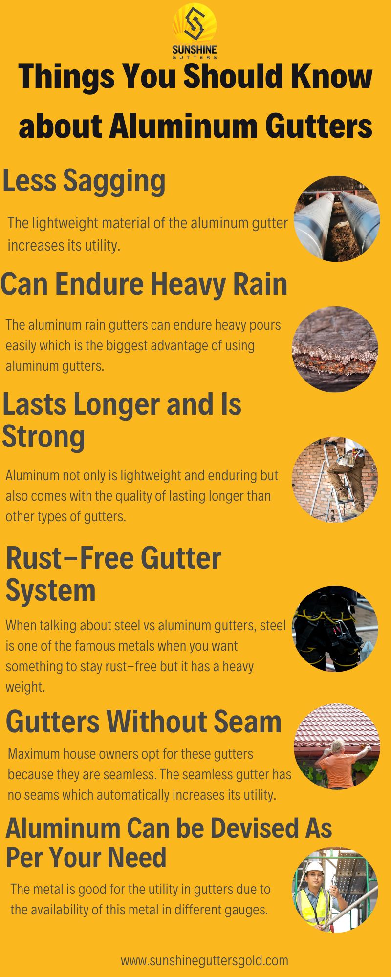 Things You Should Know about Aluminum Gutters