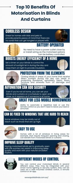 Top 10 Benefits Of Motorisation In Blinds And Curtains