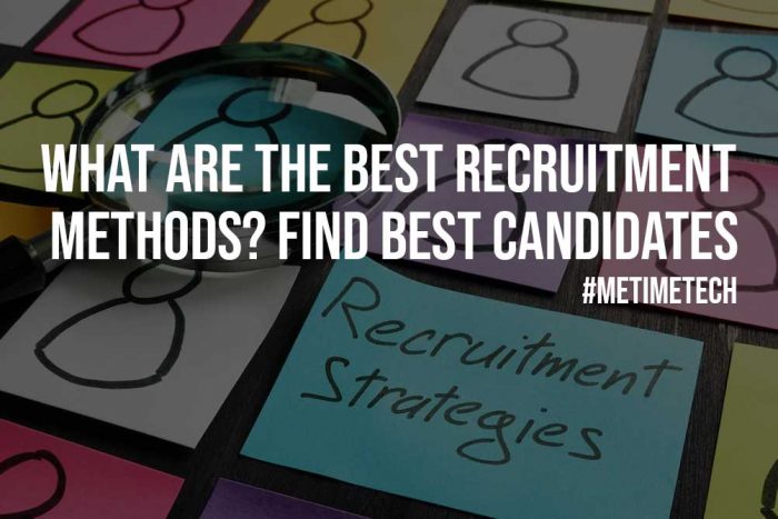 What are the Best Recruitment Methods? Find Best Candidates