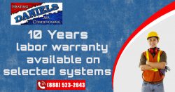10 Years Labor Warranty Available On Selected Systems
