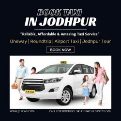Get Luxury Taxi Service In Jodhpur – JCR Cab At Best Best Price