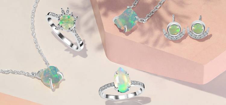 Buy Sterling Silver Opal Jewelry Collection at Sagacia Jewelry