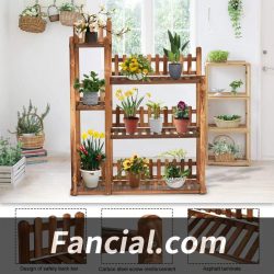How tall should a plant shelf be?