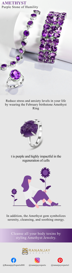 Amethyst- Purple Stone of Humility
