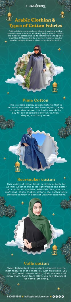 Arabic Clothing and Types of Cotton Fabrics