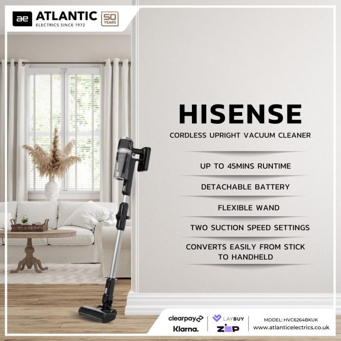 Best Buy Cordless Upright Vacuum Cleaner from Hisense