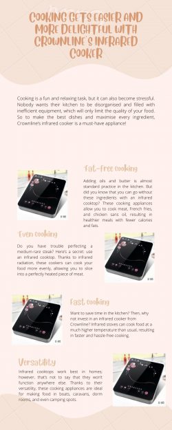 Cooking Gets Easier and More Delightful with Crownline’s Infrared Cooker