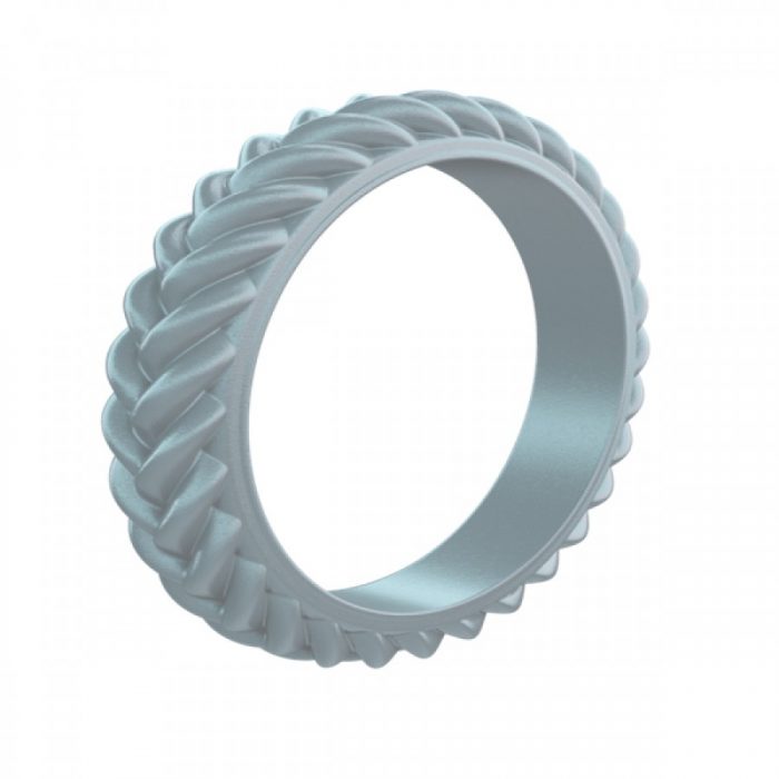 Customize Stackable Twist Silicone Ring | Newtop Rubber