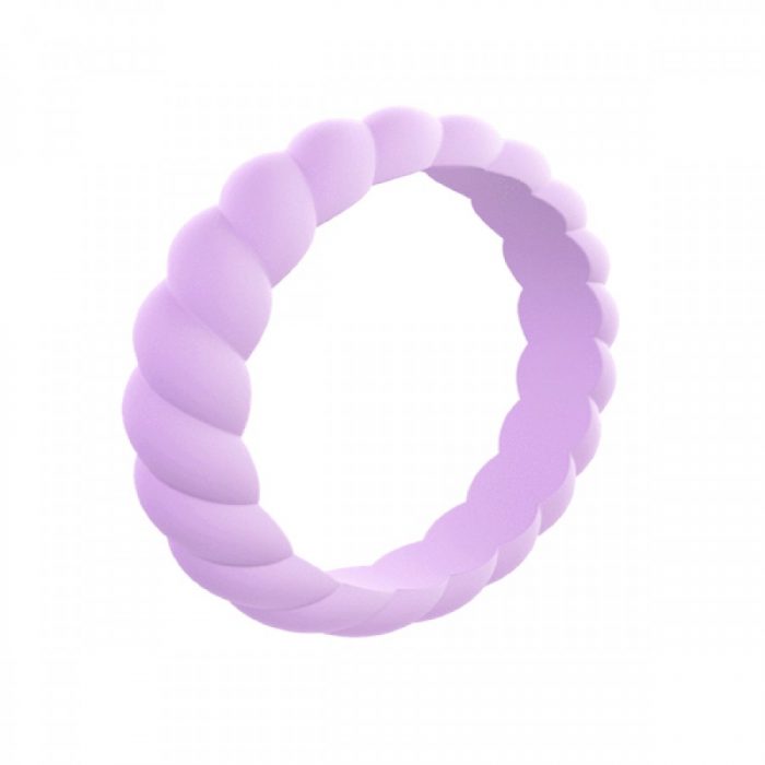 Customize Stackable Twist Silicone Ring-2 | Newtop Rubber