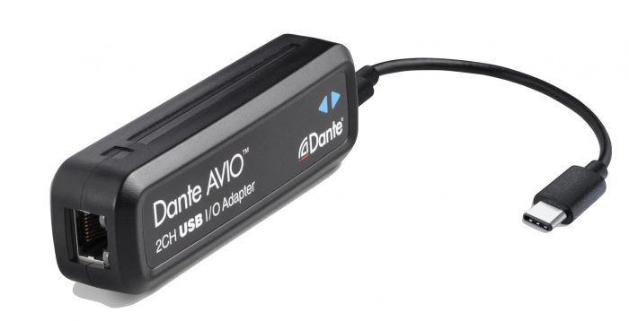 Dante AVIO USBC IO Adapter 2×2
