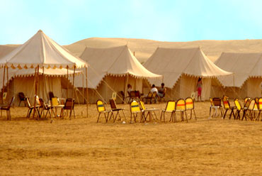 Best sand dunes Tent camp in Jaisalmer