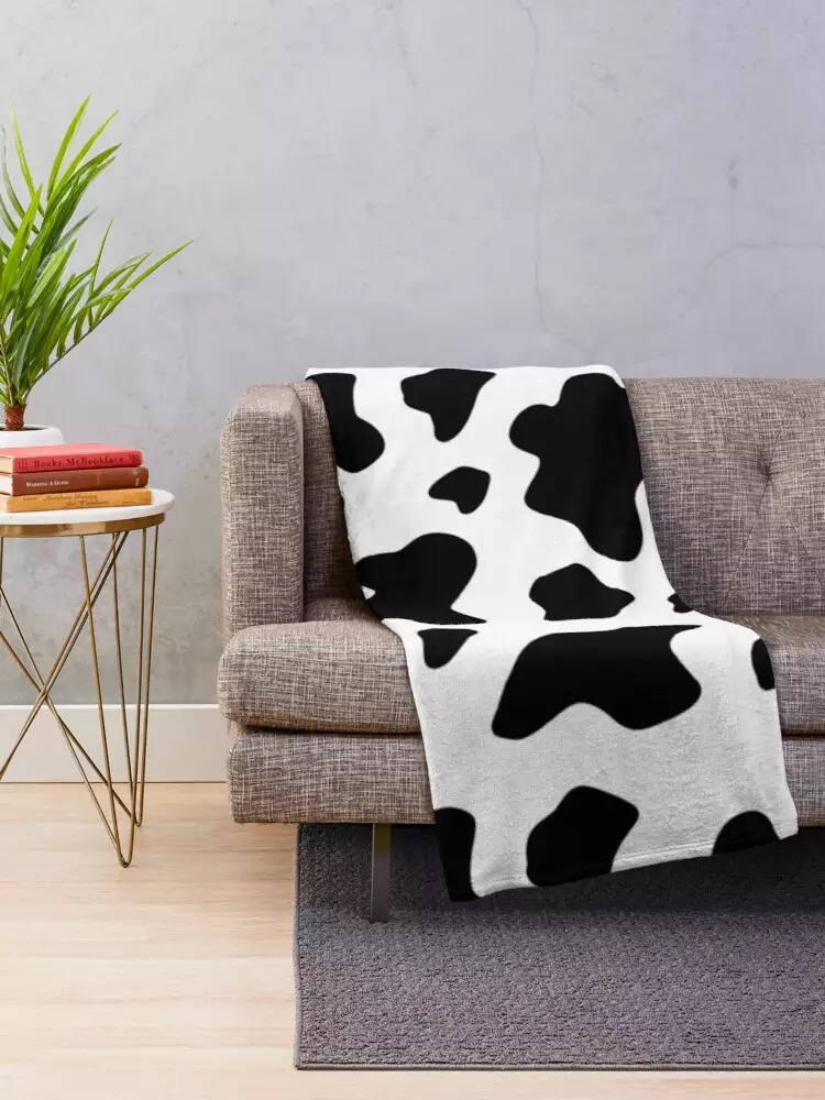 Cow Print Throw Blanket, Cute Cow Print Throw Blanket