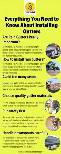 Everything You Need to Know About Installing Gutters