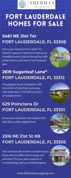 FORT LAUDERDALE HOMES FOR SALE