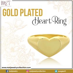 Gold Plated Heart Ring