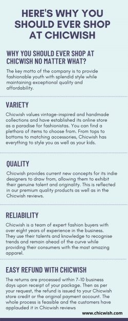Here’s why you should ever shop at Chicwish