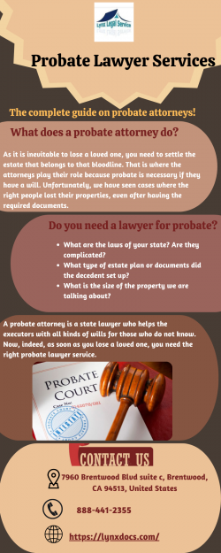 Hire A Probate Lawyer Services In Brentwood