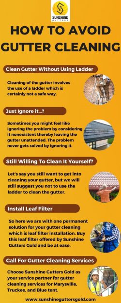 How To Avoid Gutter Cleaning