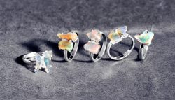 Beautiful Multiple Colors Opal Gemstone Jewelry.