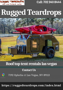 Roof Top Tent Rentals in Las Vegas | Rugged Teardrops