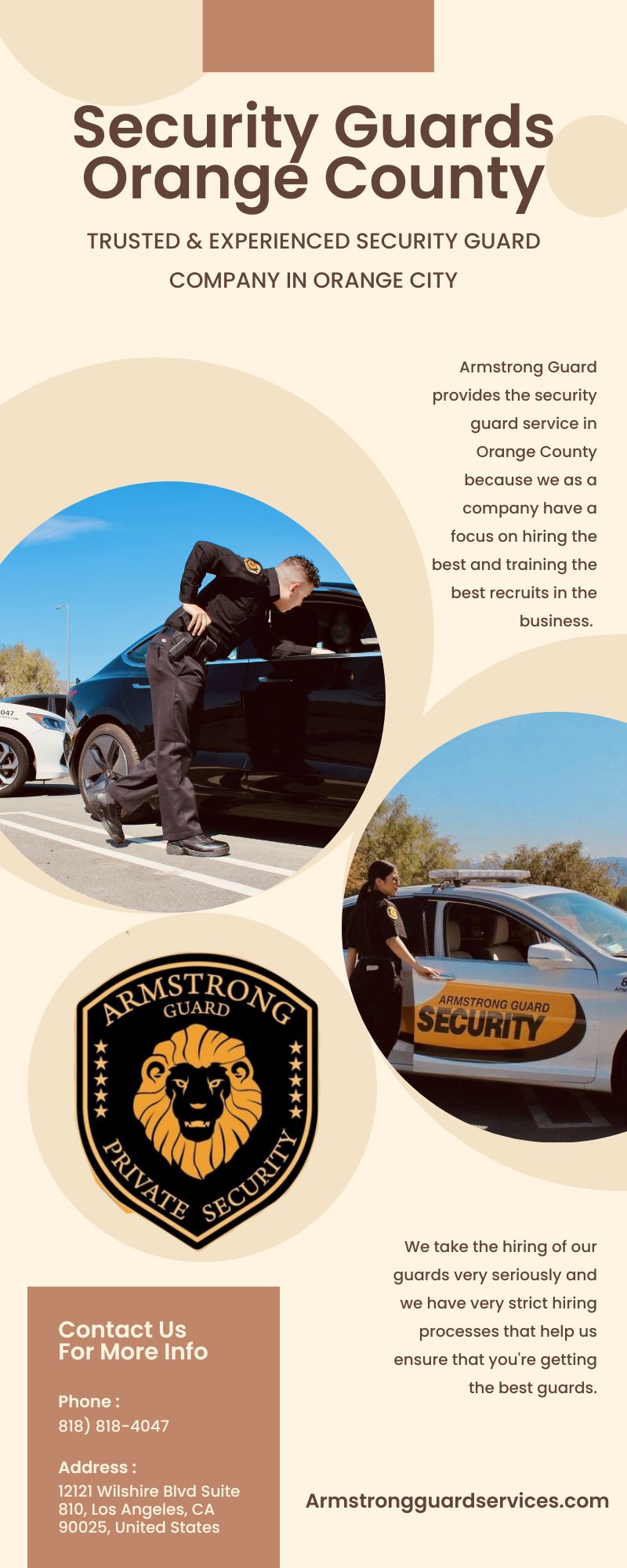 Get Security Guards Services in Orange County – Armstrong Guard Services