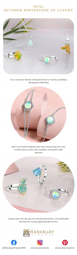 Opal Jewelry – October Birthstone of Luxury
