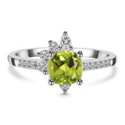 Collection of 925 Sterling Silver Peridot Jewelry
