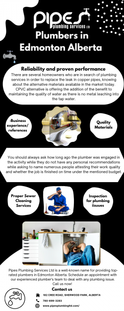 Plumbers in Edmonton Alberta