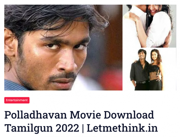 Polladhavan Movie Download Tamilgun