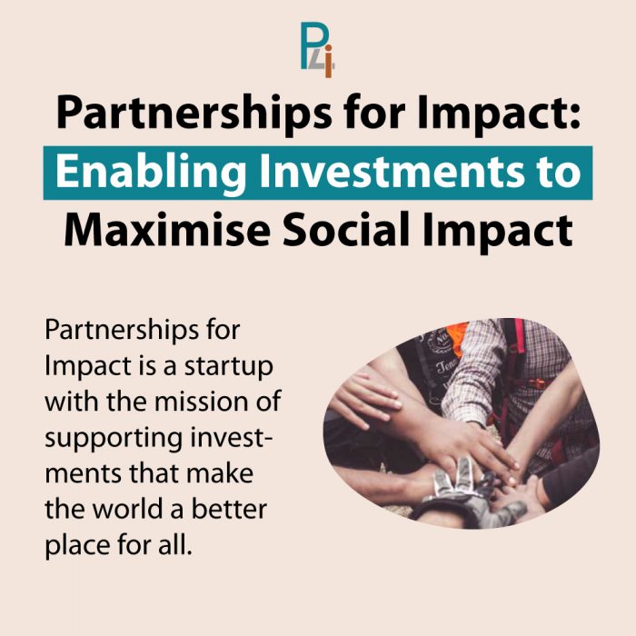 Partnerships for Impact: Enabling Investments to Maximise Social Impact