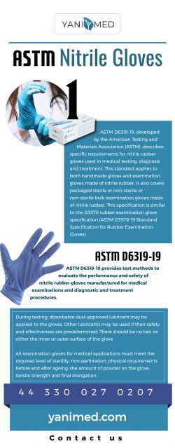 Premium Quality astm nitrile gloves for sale