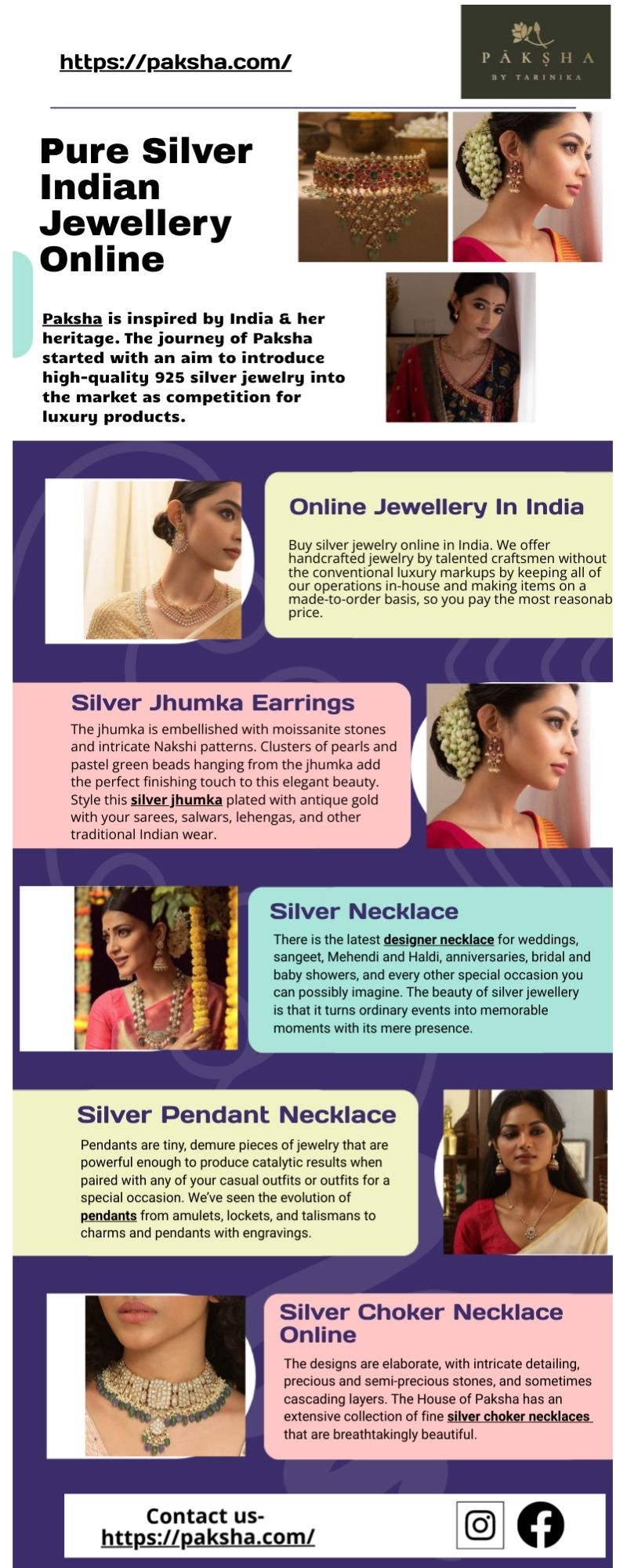 Pure Silver Indian Jewellery Online