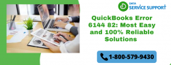 QuickBooks Error 6144 82 – Most Easy solution for fixing it