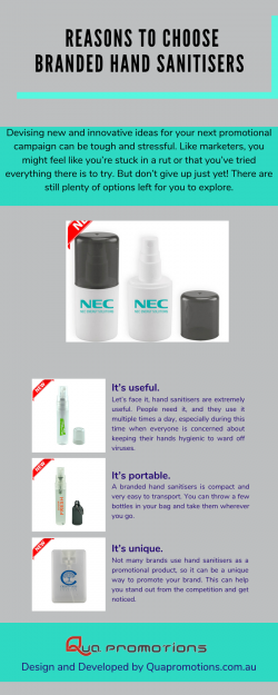 Reasons to Choose Branded Hand Sanitisers for Your Brand Promotion