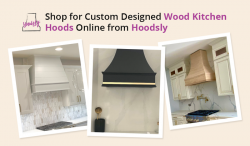Shop for Custom Designed Wood Kitchen Hoods Online from Hoodsly