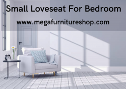 Small Love-seat For Bedroom From Mega Furniture Shop!