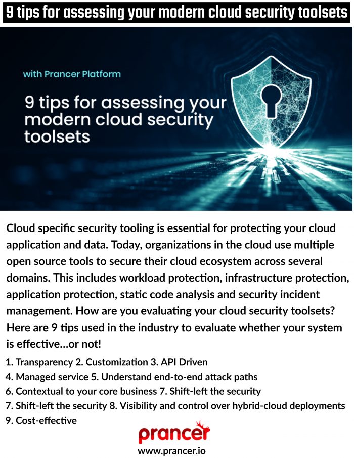Modern cloud security toolsets