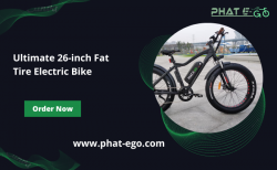 Ultimate 26-inch Fat Tire Electric Bike Made in Oregon | Phat-eGo