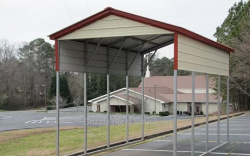 Vertical roof RV cover | Grizzly Steel Structures