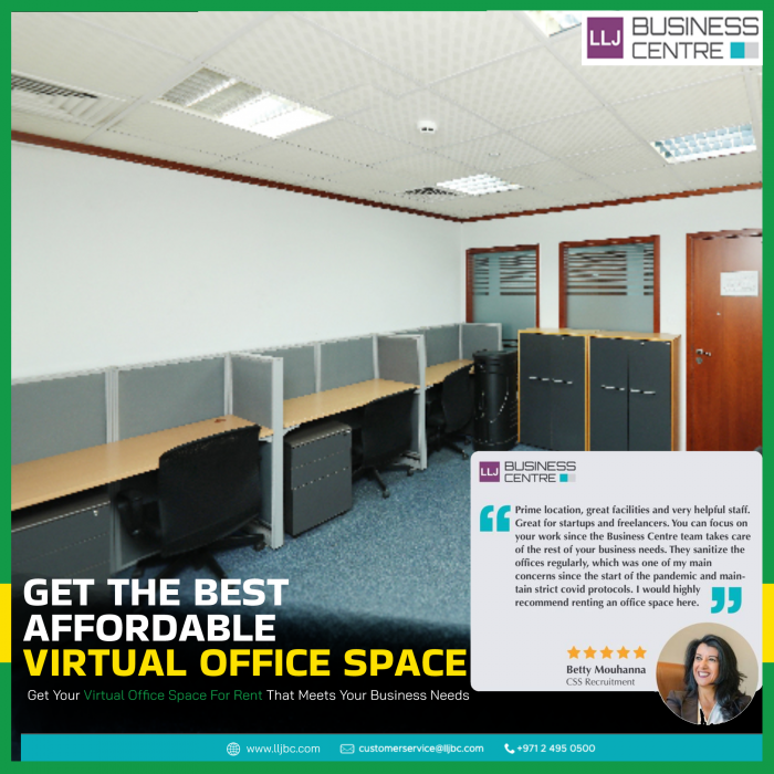 Virtual office space for rent in Abu Dhabi
