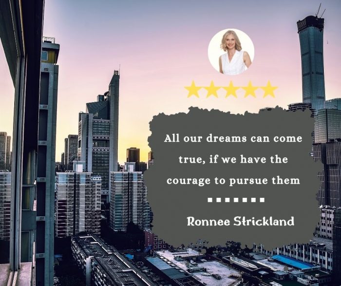 Ronnee Strickland is an entrepreneur, a self-made woman