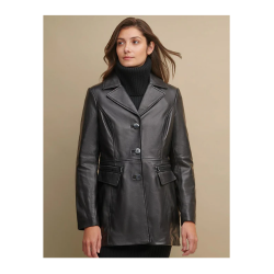 Buy Trendy and Modern Style Long Coat for Women From Leather Wear