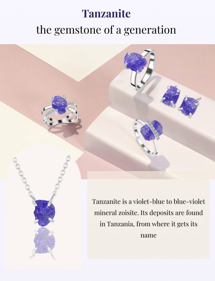 Gift The December Birthstone Tanzanite for your Partner | Sagacia Jewelry
