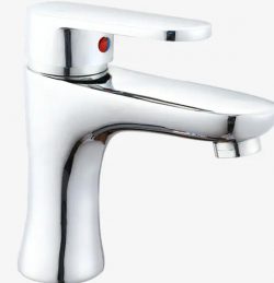 single hole modern Chrome bathroom basin faucet