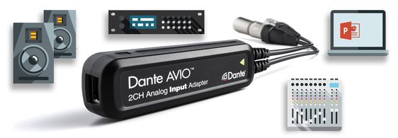 Dante Avio Analog Output Adapter 0x1