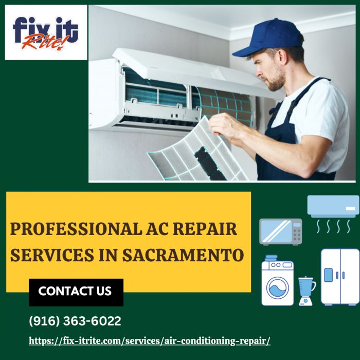 Professional AC Repair Services In Sacramento