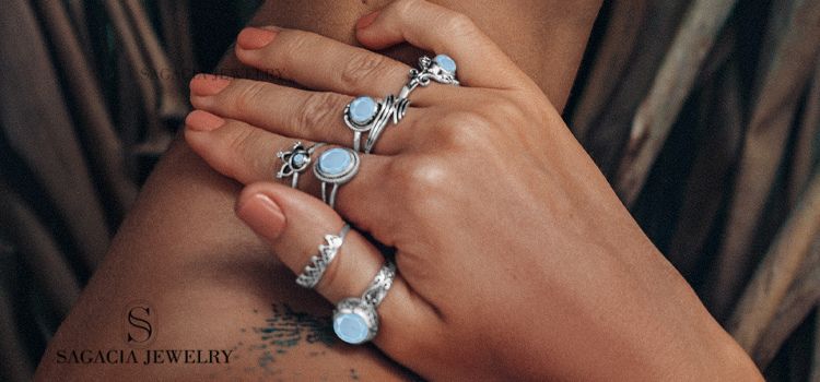Buy Unique Amazing Sterling Silver Aquamarine Ring