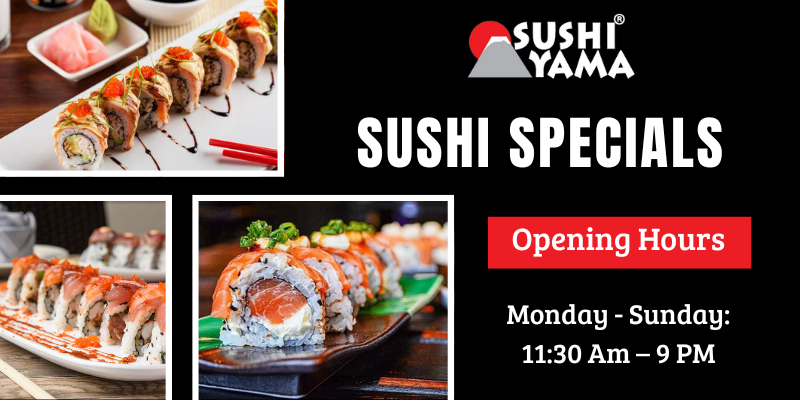Attractive Flavor With Sushi Specials