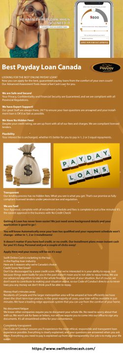 Have You Ever Heard About Payday Loans In Canada With No Credit Check?